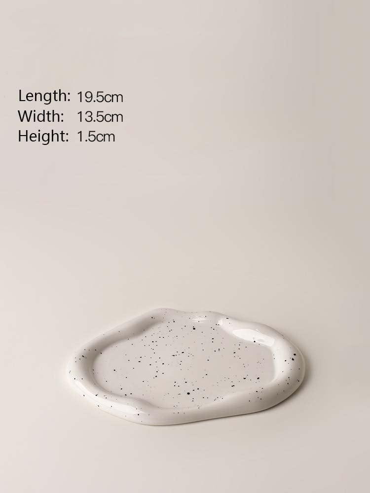 Trinket Dish, Home décor, Minimalistic, Chrome, Mirrored, Trinket, Key holder plate.